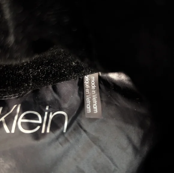 Calvin Klein Women's Hooded Packable Down Puffer Coat Jacket XL Black - Picture 7 of 11